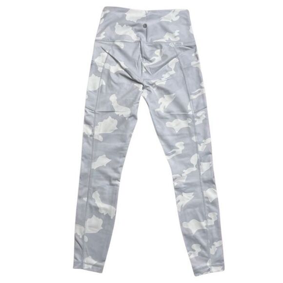 COLORFULKOALA Women's White Gray Camo Yogalicious Workout Legging Size Small - Picture 2 of 7